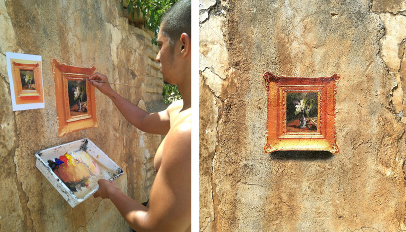 Испанский художник рисует копии картин на заброшенных стенах, превращая их в шедевры